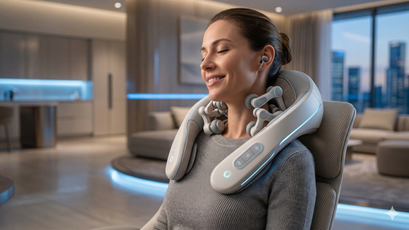 Hand Simulated Neck Shoulder Massager
